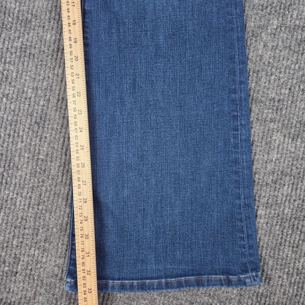 Good American Good Legs Flare Jeans Size 15 Blue High Rise‎ Stretch GLF270T - Picture 5 of 8